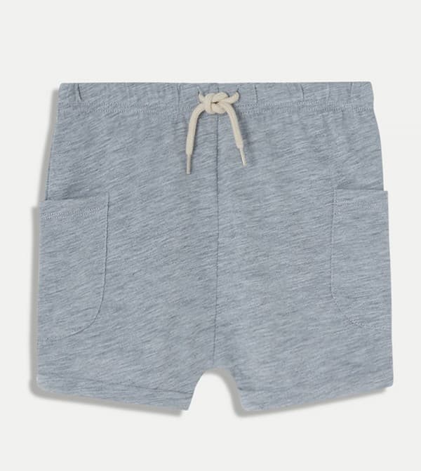 Babies and More 2 Pack Solid Shorts with Side Pockets - Multicolor
