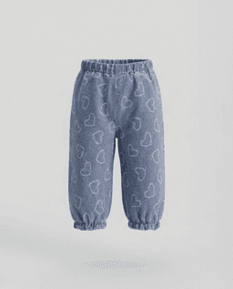 Embroidered Elastic Waist Jogger Jeans