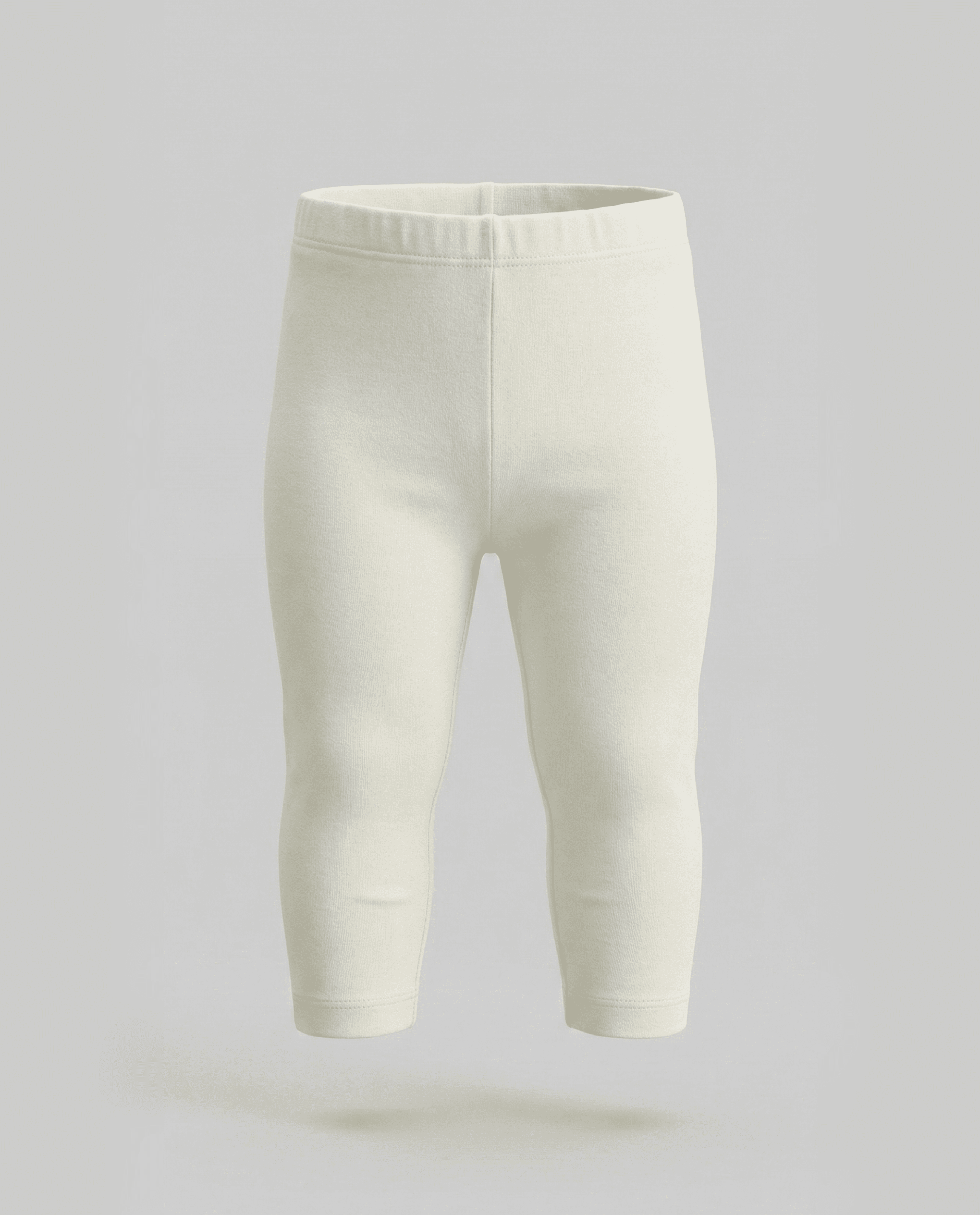 Pack of 3 Solid Elastic Waist Leggings
