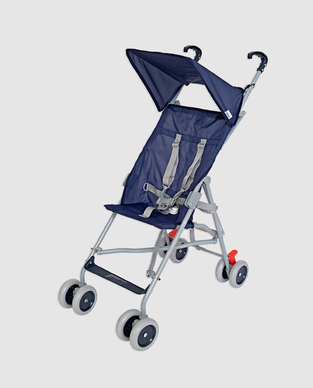 Moon Jet Light Weight Travel Buggy/Stroller For Baby/Kids/Toddler With Extra Wide Canopy |Umbrella Fold |Easy Assemble Shoulder Strap From 6 Months To 3 Years- Dark Blue - Multicolor