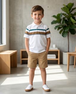 Short Sleeves Collar Polo